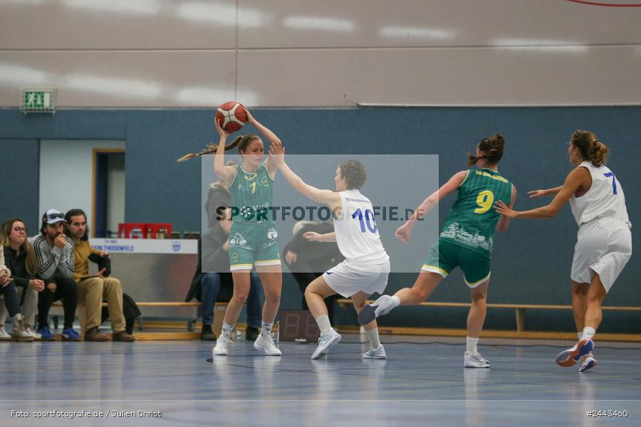 Hans-Wilhelm-Renkhoff Halle, Marktheidenfeld, 05.10.2024, sport, action, Basketball, RLS, 2. Spieltag, Regionalliga Damen HR-Nord, TBE, TVM, TB Erlangen, TV Marktheidenfeld - Bild-ID: 2443460