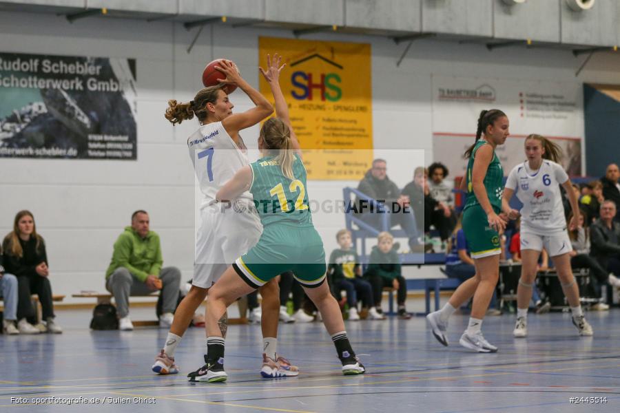 Hans-Wilhelm-Renkhoff Halle, Marktheidenfeld, 05.10.2024, sport, action, Basketball, RLS, 2. Spieltag, Regionalliga Damen HR-Nord, TBE, TVM, TB Erlangen, TV Marktheidenfeld - Bild-ID: 2443514