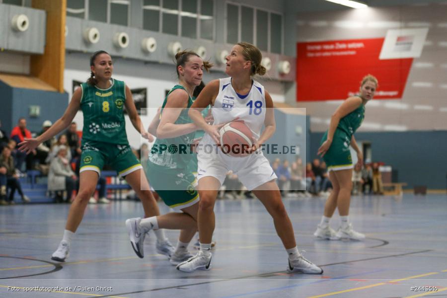 Hans-Wilhelm-Renkhoff Halle, Marktheidenfeld, 05.10.2024, sport, action, Basketball, RLS, 2. Spieltag, Regionalliga Damen HR-Nord, TBE, TVM, TB Erlangen, TV Marktheidenfeld - Bild-ID: 2443516