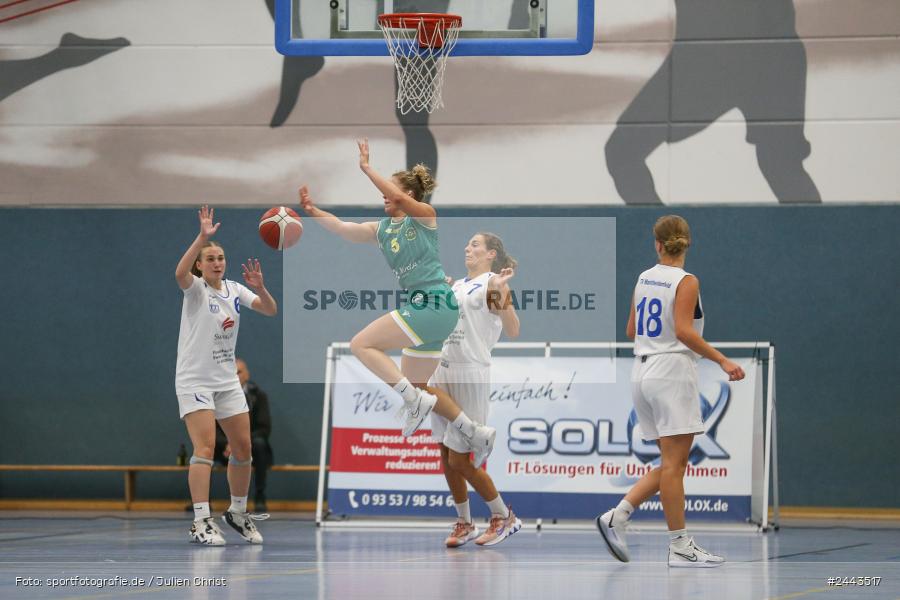 Hans-Wilhelm-Renkhoff Halle, Marktheidenfeld, 05.10.2024, sport, action, Basketball, RLS, 2. Spieltag, Regionalliga Damen HR-Nord, TBE, TVM, TB Erlangen, TV Marktheidenfeld - Bild-ID: 2443517