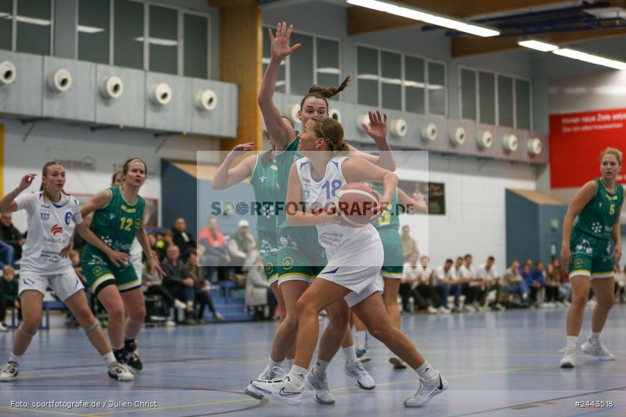 Hans-Wilhelm-Renkhoff Halle, Marktheidenfeld, 05.10.2024, sport, action, Basketball, RLS, 2. Spieltag, Regionalliga Damen HR-Nord, TBE, TVM, TB Erlangen, TV Marktheidenfeld - Bild-ID: 2443518