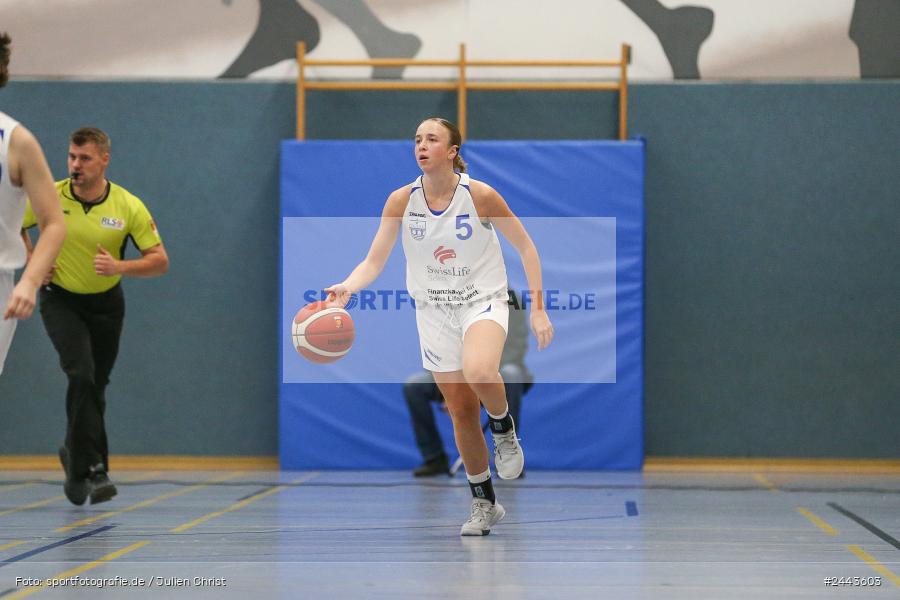 Hans-Wilhelm-Renkhoff Halle, Marktheidenfeld, 05.10.2024, sport, action, Basketball, RLS, 2. Spieltag, Regionalliga Damen HR-Nord, TBE, TVM, TB Erlangen, TV Marktheidenfeld - Bild-ID: 2443603