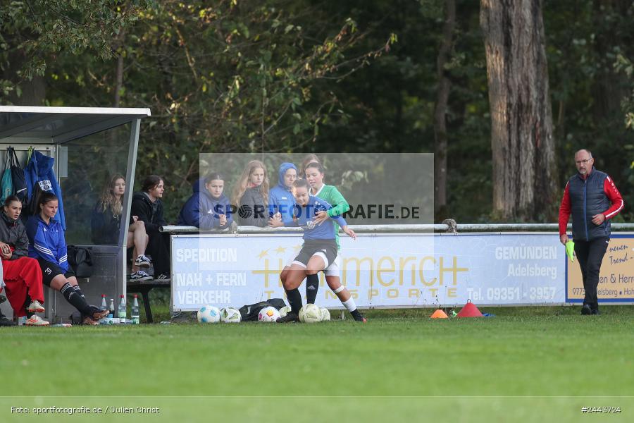 Sportgelände, Adelsberg, 05.10.2024, sport, action, Fussball, BOL Frauen, 5. Spieltag, FCS, FFC, 1. FC Schweinfurt, FFC Adelsberg-Karsbach - Bild-ID: 2443724
