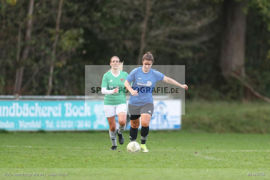 Sportgelände, Adelsberg, 05.10.2024, sport, action, Fussball, BOL Frauen, 5. Spieltag, FCS, FFC, 1. FC Schweinfurt, FFC Adelsberg-Karsbach - Bild-ID: 2443738