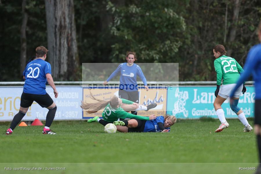 Sportgelände, Adelsberg, 05.10.2024, sport, action, Fussball, BOL Frauen, 5. Spieltag, FCS, FFC, 1. FC Schweinfurt, FFC Adelsberg-Karsbach - Bild-ID: 2443885