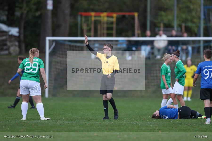 Sportgelände, Adelsberg, 05.10.2024, sport, action, Fussball, BOL Frauen, 5. Spieltag, FCS, FFC, 1. FC Schweinfurt, FFC Adelsberg-Karsbach - Bild-ID: 2443988 Sportgelände, Adelsberg, 05.10.2024, sport, action, Fussball, BOL Frauen, 5. Spieltag, FCS, FFC, 1. FC Schweinfurt, FFC Adelsberg-Karsbach - Bild-ID: 2443988