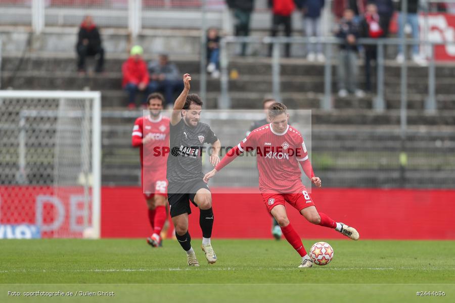 AKON Arena, Würzburg, 06.10.2024, sport, action, Fussball, BFV, 13. Spieltag, Regionalliga Bayern, BUC, FWK, TSV Buchbach, FC Würzburger Kickers - Bild-ID: 2444636
