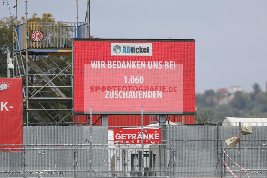 AKON Arena, Würzburg, 06.10.2024, sport, action, Fussball, BFV, 13. Spieltag, Regionalliga Bayern, BUC, FWK, TSV Buchbach, FC Würzburger Kickers - Bild-ID: 2444788