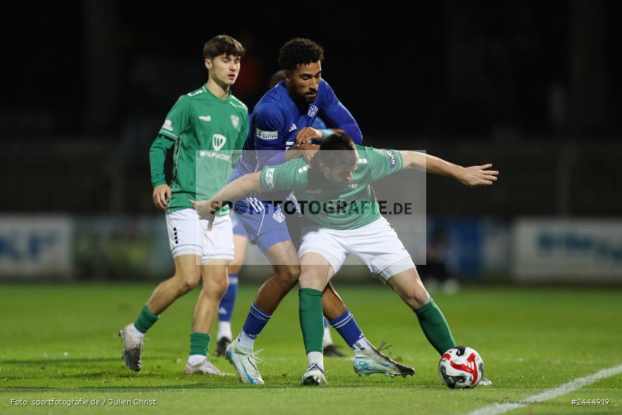 Willy-Sachs-Stadion, Schweinfurt, 11.10.2024, sport, action, Fussball, BFV, 14. Spieltag, Regionalliga Bayern, SVA, FCS, SV Viktoria Aschaffenburg, 1. FC Schweinfurt 1905 - Bild-ID: 2444919