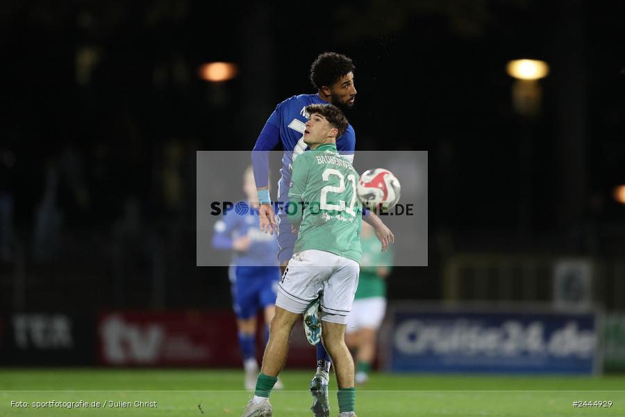 Willy-Sachs-Stadion, Schweinfurt, 11.10.2024, sport, action, Fussball, BFV, 14. Spieltag, Regionalliga Bayern, SVA, FCS, SV Viktoria Aschaffenburg, 1. FC Schweinfurt 1905 - Bild-ID: 2444929