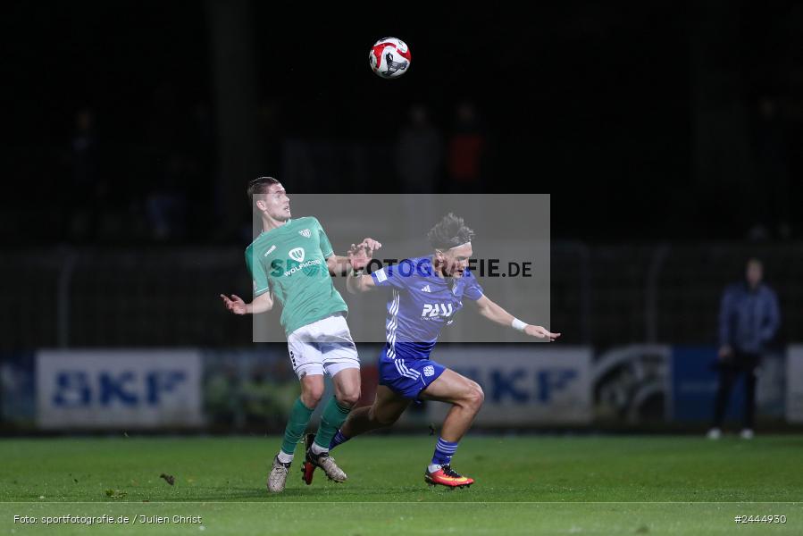 Willy-Sachs-Stadion, Schweinfurt, 11.10.2024, sport, action, Fussball, BFV, 14. Spieltag, Regionalliga Bayern, SVA, FCS, SV Viktoria Aschaffenburg, 1. FC Schweinfurt 1905 - Bild-ID: 2444930