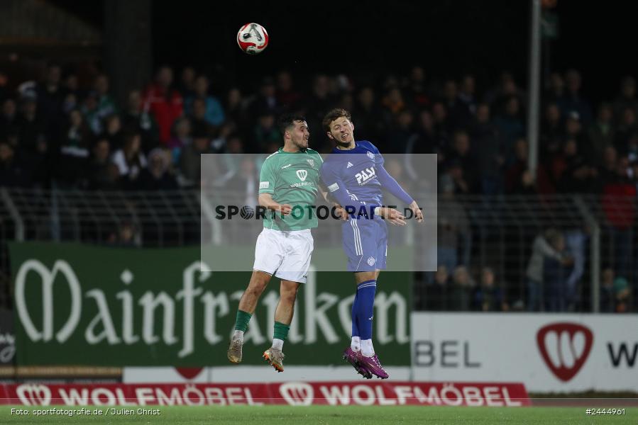 Willy-Sachs-Stadion, Schweinfurt, 11.10.2024, sport, action, Fussball, BFV, 14. Spieltag, Regionalliga Bayern, SVA, FCS, SV Viktoria Aschaffenburg, 1. FC Schweinfurt 1905 - Bild-ID: 2444961