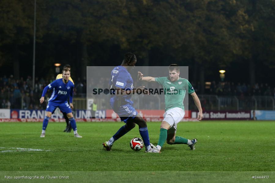 Willy-Sachs-Stadion, Schweinfurt, 11.10.2024, sport, action, Fussball, BFV, 14. Spieltag, Regionalliga Bayern, SVA, FCS, SV Viktoria Aschaffenburg, 1. FC Schweinfurt 1905 - Bild-ID: 2444977