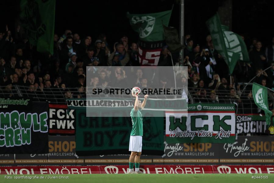 Willy-Sachs-Stadion, Schweinfurt, 11.10.2024, sport, action, Fussball, BFV, 14. Spieltag, Regionalliga Bayern, SVA, FCS, SV Viktoria Aschaffenburg, 1. FC Schweinfurt 1905 - Bild-ID: 2445135 Willy-Sachs-Stadion, Schweinfurt, 11.10.2024, sport, action, Fussball, BFV, 14. Spieltag, Regionalliga Bayern, SVA, FCS, SV Viktoria Aschaffenburg, 1. FC Schweinfurt 1905 - Bild-ID: 2445135