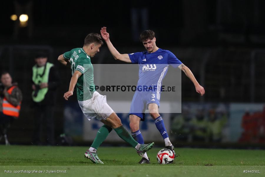 Willy-Sachs-Stadion, Schweinfurt, 11.10.2024, sport, action, Fussball, BFV, 14. Spieltag, Regionalliga Bayern, SVA, FCS, SV Viktoria Aschaffenburg, 1. FC Schweinfurt 1905 - Bild-ID: 2445162