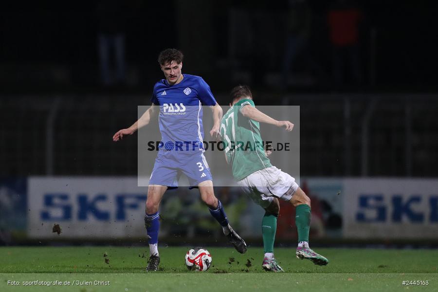 Willy-Sachs-Stadion, Schweinfurt, 11.10.2024, sport, action, Fussball, BFV, 14. Spieltag, Regionalliga Bayern, SVA, FCS, SV Viktoria Aschaffenburg, 1. FC Schweinfurt 1905 - Bild-ID: 2445163