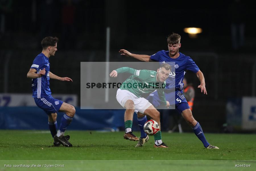 Willy-Sachs-Stadion, Schweinfurt, 11.10.2024, sport, action, Fussball, BFV, 14. Spieltag, Regionalliga Bayern, SVA, FCS, SV Viktoria Aschaffenburg, 1. FC Schweinfurt 1905 - Bild-ID: 2445169