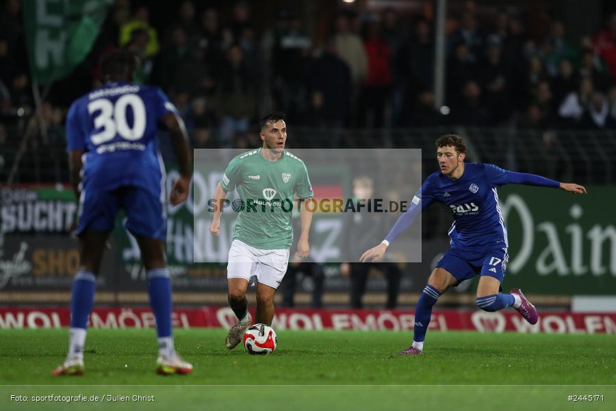 Willy-Sachs-Stadion, Schweinfurt, 11.10.2024, sport, action, Fussball, BFV, 14. Spieltag, Regionalliga Bayern, SVA, FCS, SV Viktoria Aschaffenburg, 1. FC Schweinfurt 1905 - Bild-ID: 2445171