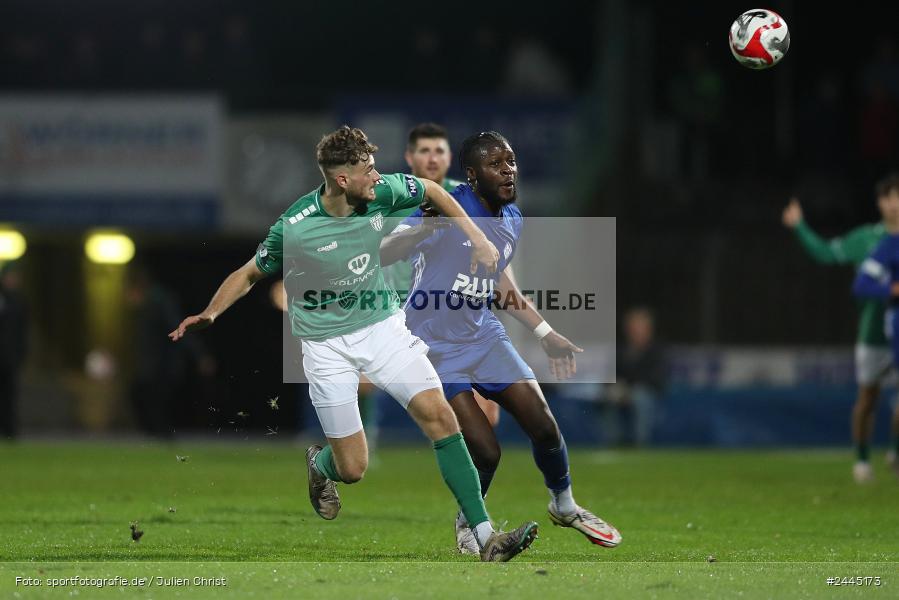 Willy-Sachs-Stadion, Schweinfurt, 11.10.2024, sport, action, Fussball, BFV, 14. Spieltag, Regionalliga Bayern, SVA, FCS, SV Viktoria Aschaffenburg, 1. FC Schweinfurt 1905 - Bild-ID: 2445173