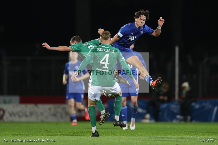 Willy-Sachs-Stadion, Schweinfurt, 11.10.2024, sport, action, Fussball, BFV, 14. Spieltag, Regionalliga Bayern, SVA, FCS, SV Viktoria Aschaffenburg, 1. FC Schweinfurt 1905 - Bild-ID: 2445175