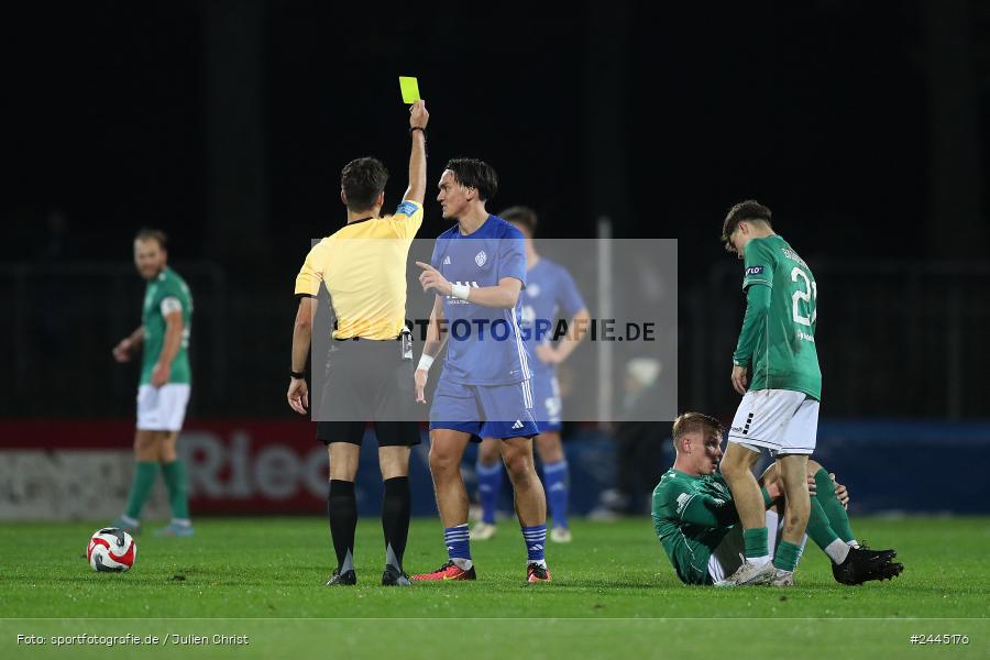 Willy-Sachs-Stadion, Schweinfurt, 11.10.2024, sport, action, Fussball, BFV, 14. Spieltag, Regionalliga Bayern, SVA, FCS, SV Viktoria Aschaffenburg, 1. FC Schweinfurt 1905 - Bild-ID: 2445176