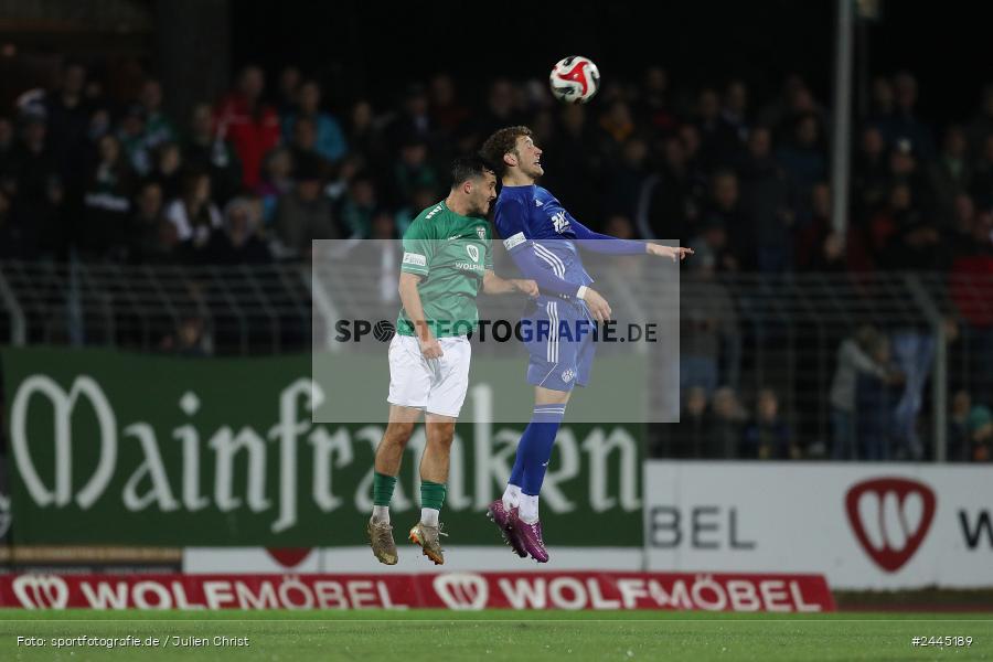 Willy-Sachs-Stadion, Schweinfurt, 11.10.2024, sport, action, Fussball, BFV, 14. Spieltag, Regionalliga Bayern, SVA, FCS, SV Viktoria Aschaffenburg, 1. FC Schweinfurt 1905 - Bild-ID: 2445189 Willy-Sachs-Stadion, Schweinfurt, 11.10.2024, sport, action, Fussball, BFV, 14. Spieltag, Regionalliga Bayern, SVA, FCS, SV Viktoria Aschaffenburg, 1. FC Schweinfurt 1905 - Bild-ID: 2445189