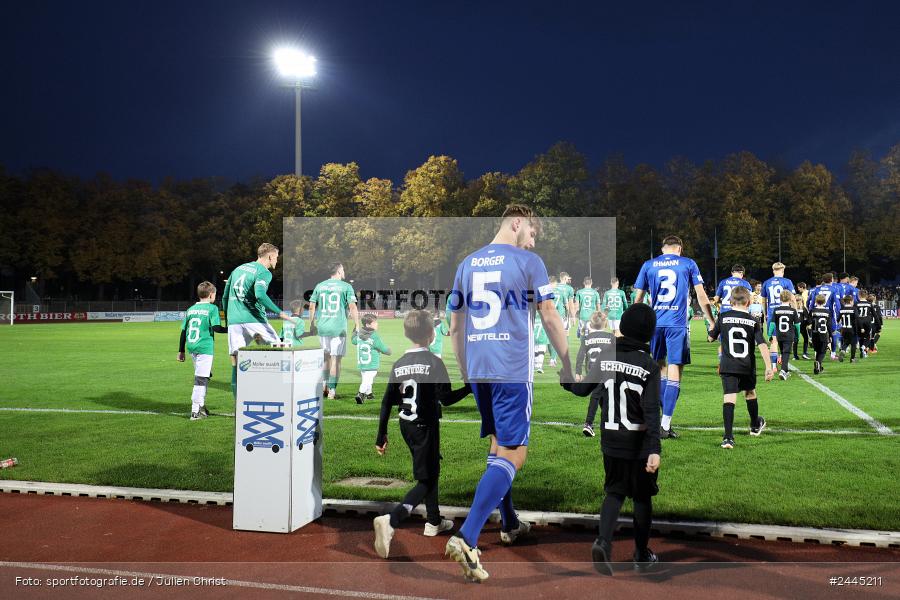 Willy-Sachs-Stadion, Schweinfurt, 11.10.2024, sport, action, Fussball, BFV, 14. Spieltag, Regionalliga Bayern, SVA, FCS, SV Viktoria Aschaffenburg, 1. FC Schweinfurt 1905 - Bild-ID: 2445211