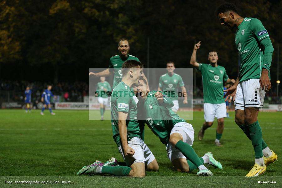 Willy-Sachs-Stadion, Schweinfurt, 11.10.2024, sport, action, Fussball, BFV, 14. Spieltag, Regionalliga Bayern, SVA, FCS, SV Viktoria Aschaffenburg, 1. FC Schweinfurt 1905 - Bild-ID: 2445244 Willy-Sachs-Stadion, Schweinfurt, 11.10.2024, sport, action, Fussball, BFV, 14. Spieltag, Regionalliga Bayern, SVA, FCS, SV Viktoria Aschaffenburg, 1. FC Schweinfurt 1905 - Bild-ID: 2445244