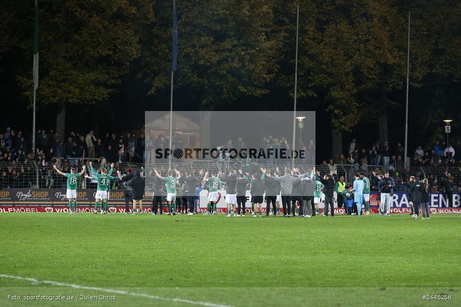Willy-Sachs-Stadion, Schweinfurt, 11.10.2024, sport, action, Fussball, BFV, 14. Spieltag, Regionalliga Bayern, SVA, FCS, SV Viktoria Aschaffenburg, 1. FC Schweinfurt 1905 - Bild-ID: 2445258