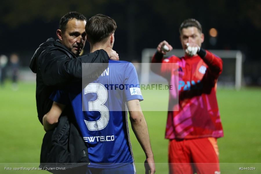 Willy-Sachs-Stadion, Schweinfurt, 11.10.2024, sport, action, Fussball, BFV, 14. Spieltag, Regionalliga Bayern, SVA, FCS, SV Viktoria Aschaffenburg, 1. FC Schweinfurt 1905 - Bild-ID: 2445259