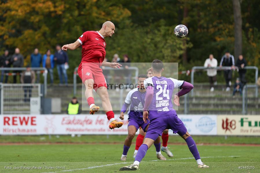 Fuchsparkstadion, Bamberg, 12.10.2024, sport, action, Fussball, BFV, 14. Spieltag, Regionalliga Bayern, FWK, FCE, FC Würzburger Kickers, FC Eintracht Bamberg - Bild-ID: 2445270