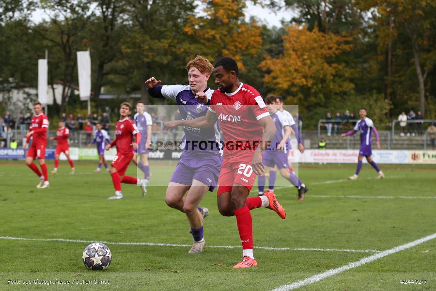 Fuchsparkstadion, Bamberg, 12.10.2024, sport, action, Fussball, BFV, 14. Spieltag, Regionalliga Bayern, FWK, FCE, FC Würzburger Kickers, FC Eintracht Bamberg - Bild-ID: 2445277