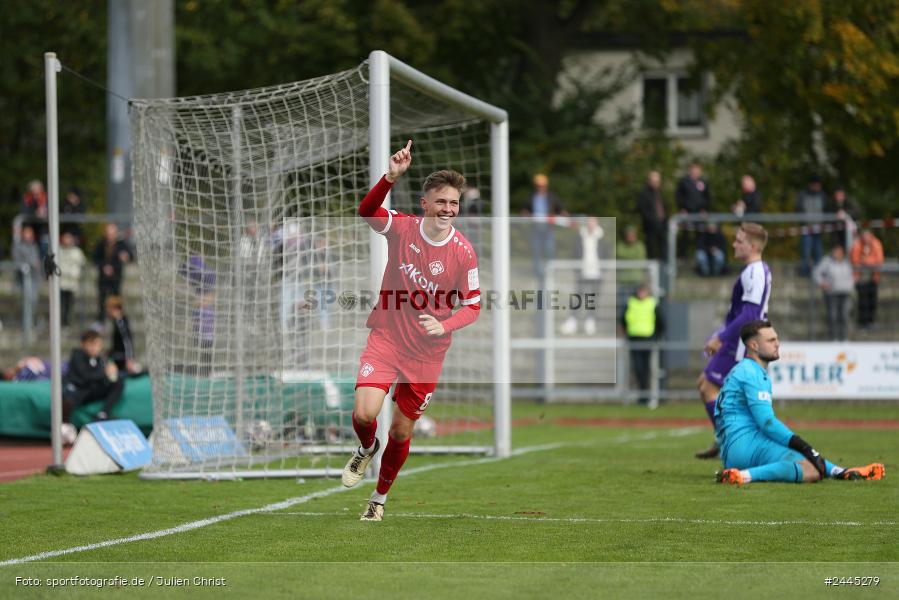 Fuchsparkstadion, Bamberg, 12.10.2024, sport, action, Fussball, BFV, 14. Spieltag, Regionalliga Bayern, FWK, FCE, FC Würzburger Kickers, FC Eintracht Bamberg - Bild-ID: 2445279