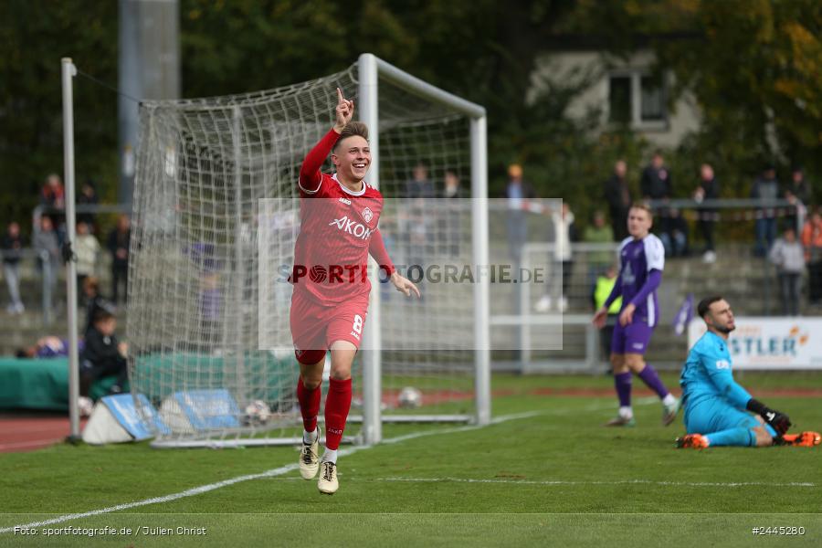 Fuchsparkstadion, Bamberg, 12.10.2024, sport, action, Fussball, BFV, 14. Spieltag, Regionalliga Bayern, FWK, FCE, FC Würzburger Kickers, FC Eintracht Bamberg - Bild-ID: 2445280