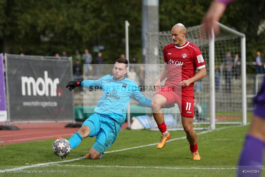 Fuchsparkstadion, Bamberg, 12.10.2024, sport, action, Fussball, BFV, 14. Spieltag, Regionalliga Bayern, FWK, FCE, FC Würzburger Kickers, FC Eintracht Bamberg - Bild-ID: 2445284
