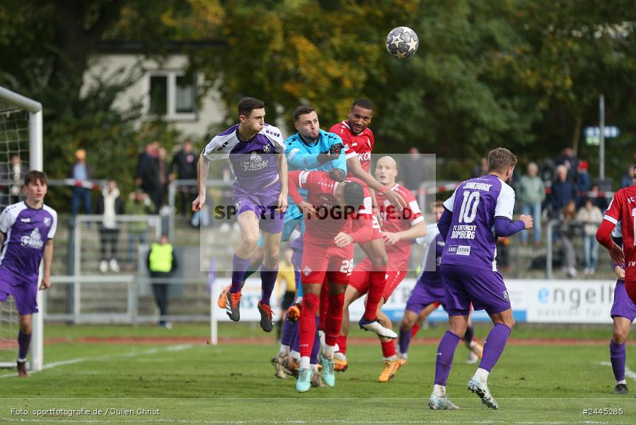 Fuchsparkstadion, Bamberg, 12.10.2024, sport, action, Fussball, BFV, 14. Spieltag, Regionalliga Bayern, FWK, FCE, FC Würzburger Kickers, FC Eintracht Bamberg - Bild-ID: 2445285