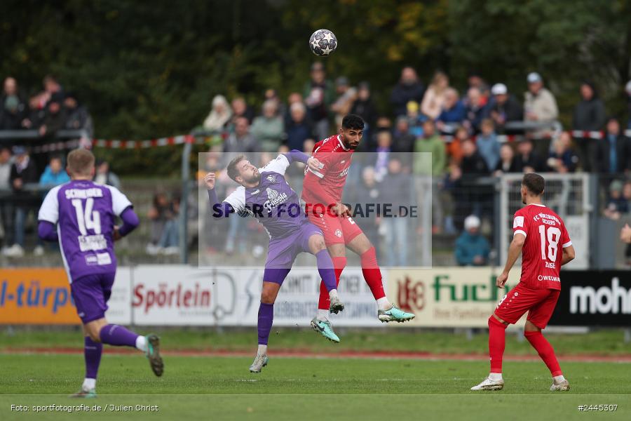 Fuchsparkstadion, Bamberg, 12.10.2024, sport, action, Fussball, BFV, 14. Spieltag, Regionalliga Bayern, FWK, FCE, FC Würzburger Kickers, FC Eintracht Bamberg - Bild-ID: 2445307