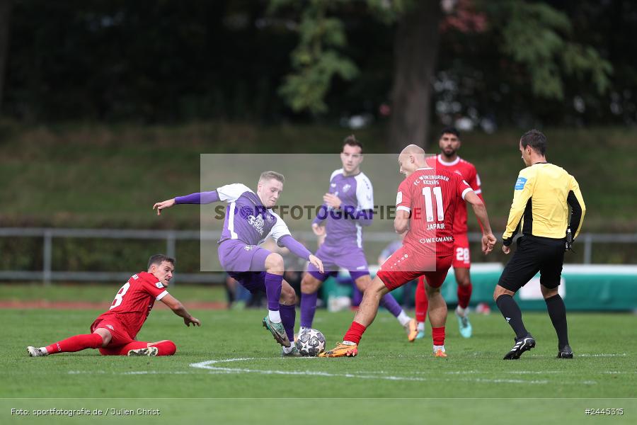 Fuchsparkstadion, Bamberg, 12.10.2024, sport, action, Fussball, BFV, 14. Spieltag, Regionalliga Bayern, FWK, FCE, FC Würzburger Kickers, FC Eintracht Bamberg - Bild-ID: 2445315