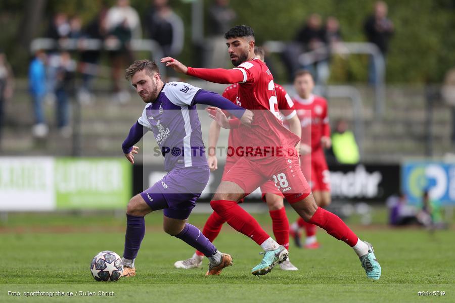 Fuchsparkstadion, Bamberg, 12.10.2024, sport, action, Fussball, BFV, 14. Spieltag, Regionalliga Bayern, FWK, FCE, FC Würzburger Kickers, FC Eintracht Bamberg - Bild-ID: 2445319