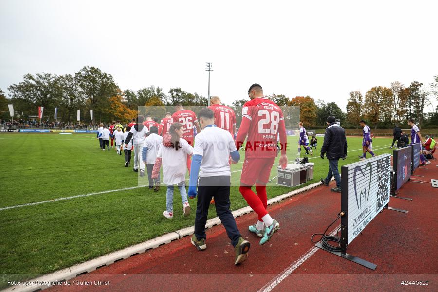 Fuchsparkstadion, Bamberg, 12.10.2024, sport, action, Fussball, BFV, 14. Spieltag, Regionalliga Bayern, FWK, FCE, FC Würzburger Kickers, FC Eintracht Bamberg - Bild-ID: 2445325