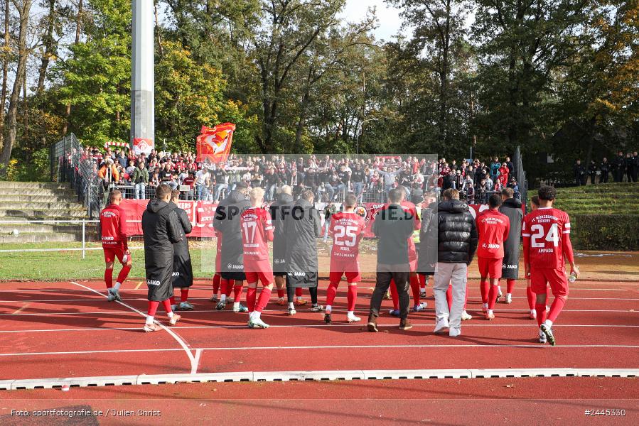 Fuchsparkstadion, Bamberg, 12.10.2024, sport, action, Fussball, BFV, 14. Spieltag, Regionalliga Bayern, FWK, FCE, FC Würzburger Kickers, FC Eintracht Bamberg - Bild-ID: 2445330
