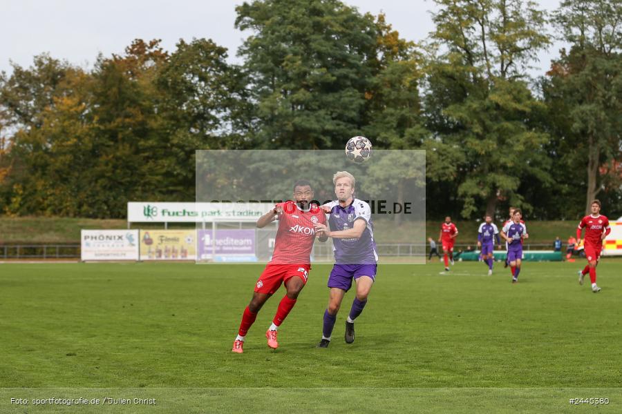 Fuchsparkstadion, Bamberg, 12.10.2024, sport, action, Fussball, BFV, 14. Spieltag, Regionalliga Bayern, FWK, FCE, FC Würzburger Kickers, FC Eintracht Bamberg - Bild-ID: 2445380