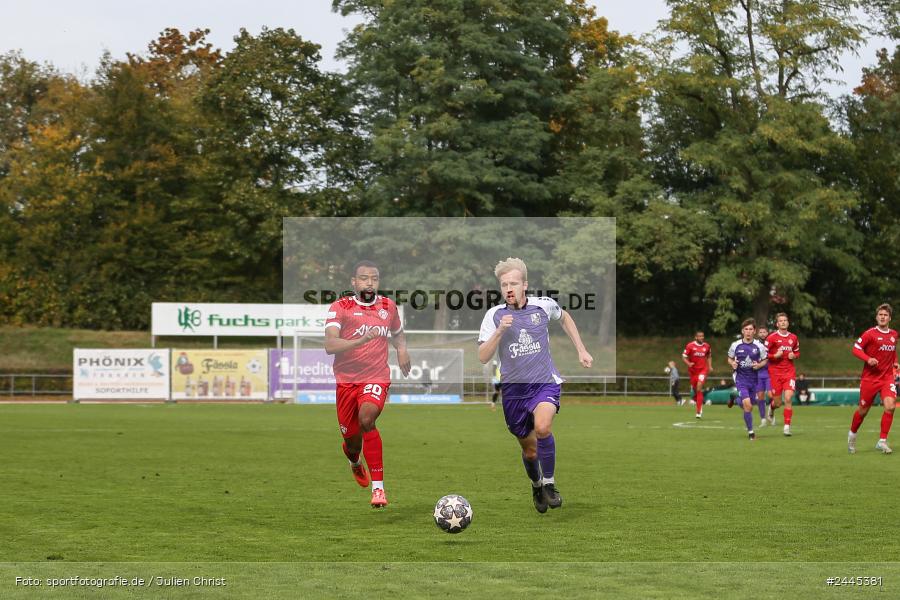 Fuchsparkstadion, Bamberg, 12.10.2024, sport, action, Fussball, BFV, 14. Spieltag, Regionalliga Bayern, FWK, FCE, FC Würzburger Kickers, FC Eintracht Bamberg - Bild-ID: 2445381