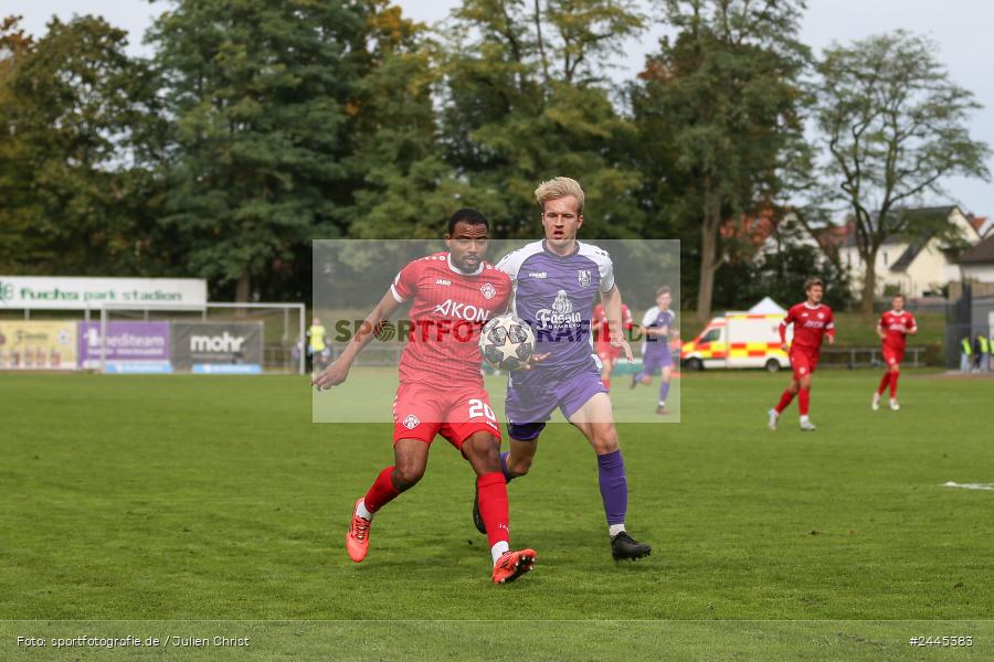 Fuchsparkstadion, Bamberg, 12.10.2024, sport, action, Fussball, BFV, 14. Spieltag, Regionalliga Bayern, FWK, FCE, FC Würzburger Kickers, FC Eintracht Bamberg - Bild-ID: 2445383