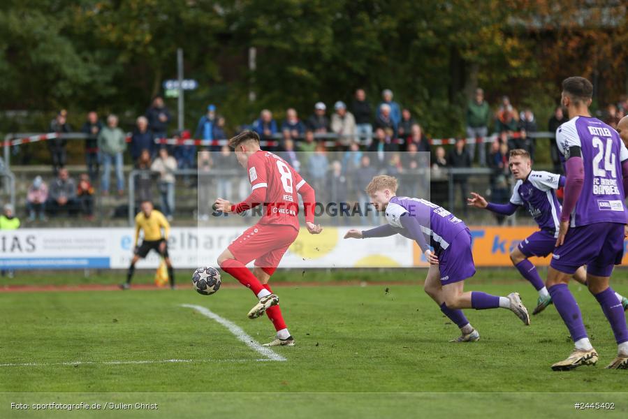 Fuchsparkstadion, Bamberg, 12.10.2024, sport, action, Fussball, BFV, 14. Spieltag, Regionalliga Bayern, FWK, FCE, FC Würzburger Kickers, FC Eintracht Bamberg - Bild-ID: 2445402