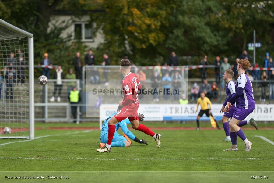 Fuchsparkstadion, Bamberg, 12.10.2024, sport, action, Fussball, BFV, 14. Spieltag, Regionalliga Bayern, FWK, FCE, FC Würzburger Kickers, FC Eintracht Bamberg - Bild-ID: 2445403