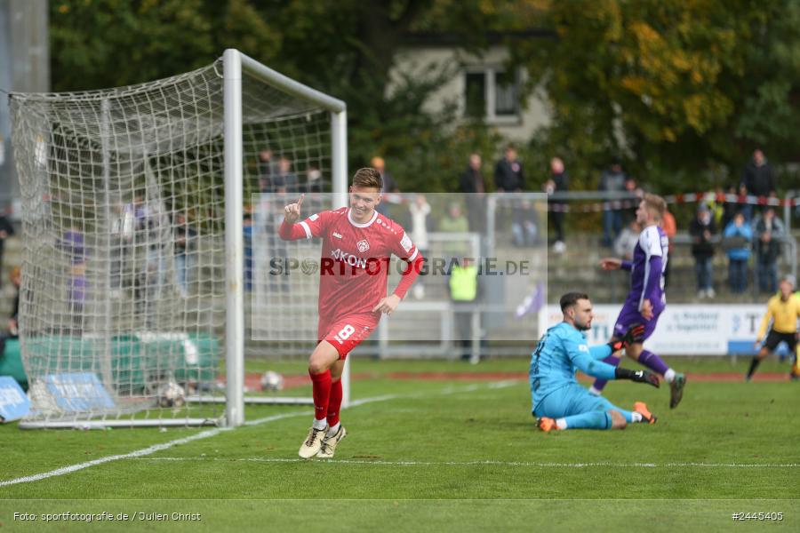 Fuchsparkstadion, Bamberg, 12.10.2024, sport, action, Fussball, BFV, 14. Spieltag, Regionalliga Bayern, FWK, FCE, FC Würzburger Kickers, FC Eintracht Bamberg - Bild-ID: 2445405