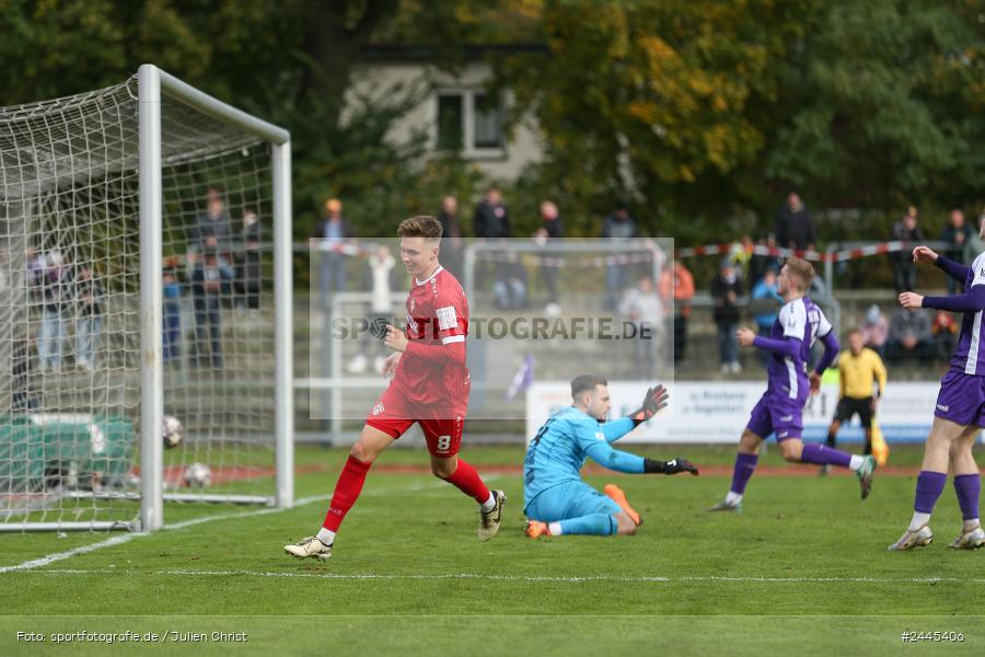 Fuchsparkstadion, Bamberg, 12.10.2024, sport, action, Fussball, BFV, 14. Spieltag, Regionalliga Bayern, FWK, FCE, FC Würzburger Kickers, FC Eintracht Bamberg - Bild-ID: 2445406