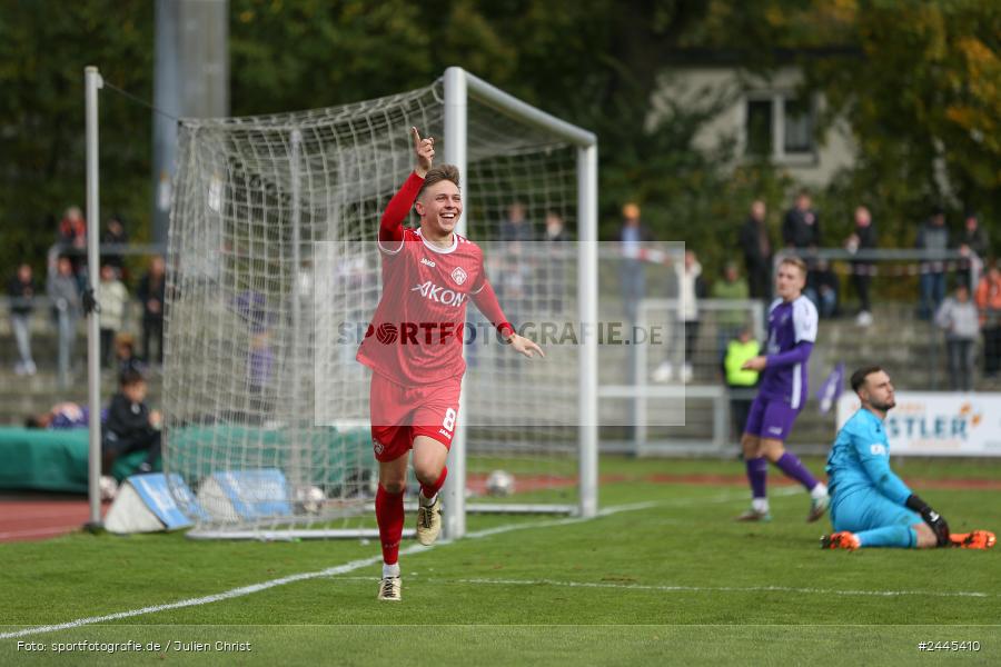 Fuchsparkstadion, Bamberg, 12.10.2024, sport, action, Fussball, BFV, 14. Spieltag, Regionalliga Bayern, FWK, FCE, FC Würzburger Kickers, FC Eintracht Bamberg - Bild-ID: 2445410