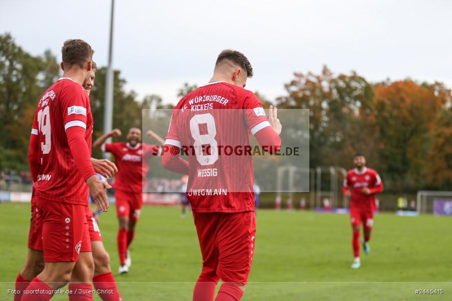 Fuchsparkstadion, Bamberg, 12.10.2024, sport, action, Fussball, BFV, 14. Spieltag, Regionalliga Bayern, FWK, FCE, FC Würzburger Kickers, FC Eintracht Bamberg - Bild-ID: 2445415